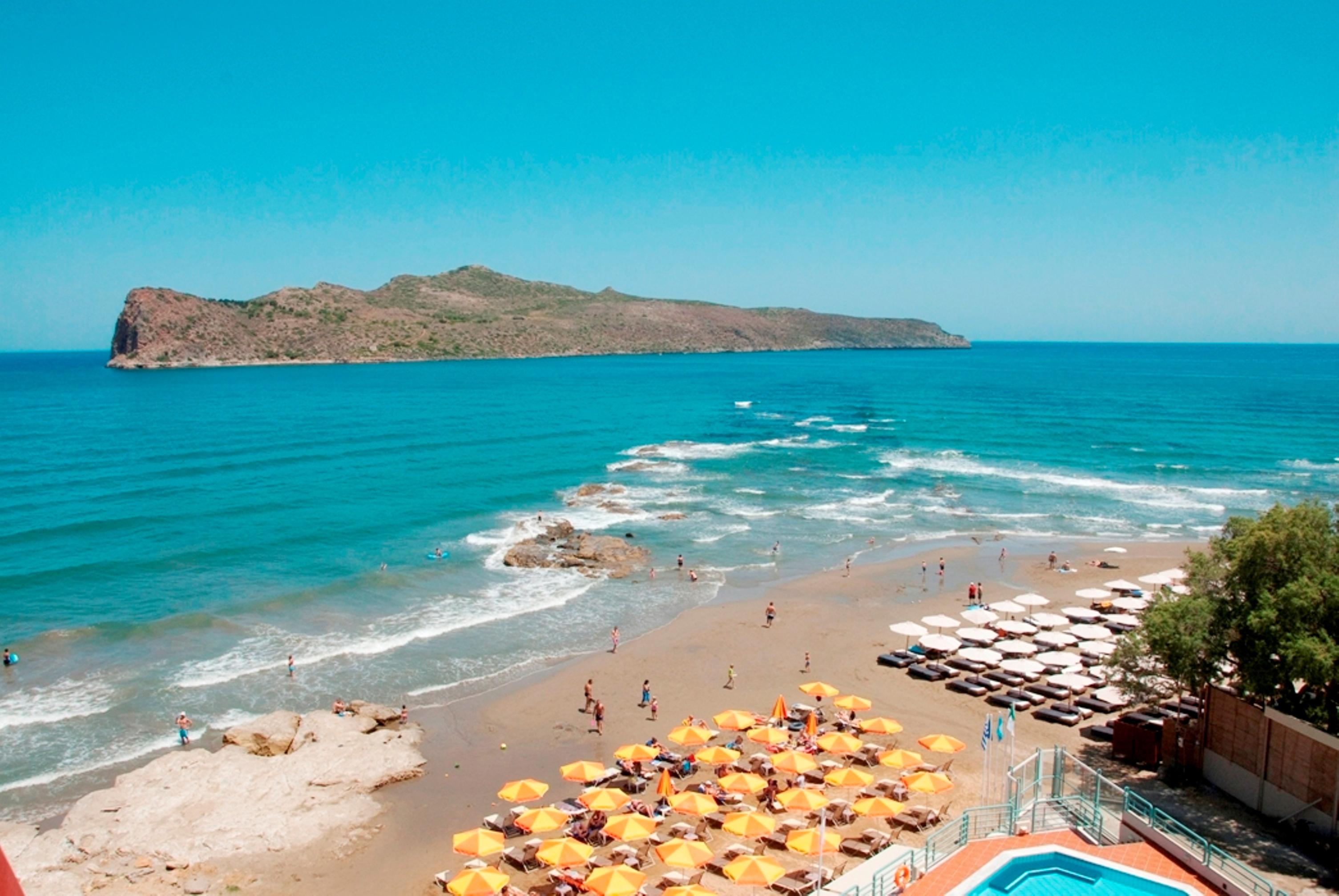 Chrispy Beach Resort, Agia Marina Eksteriør bilde