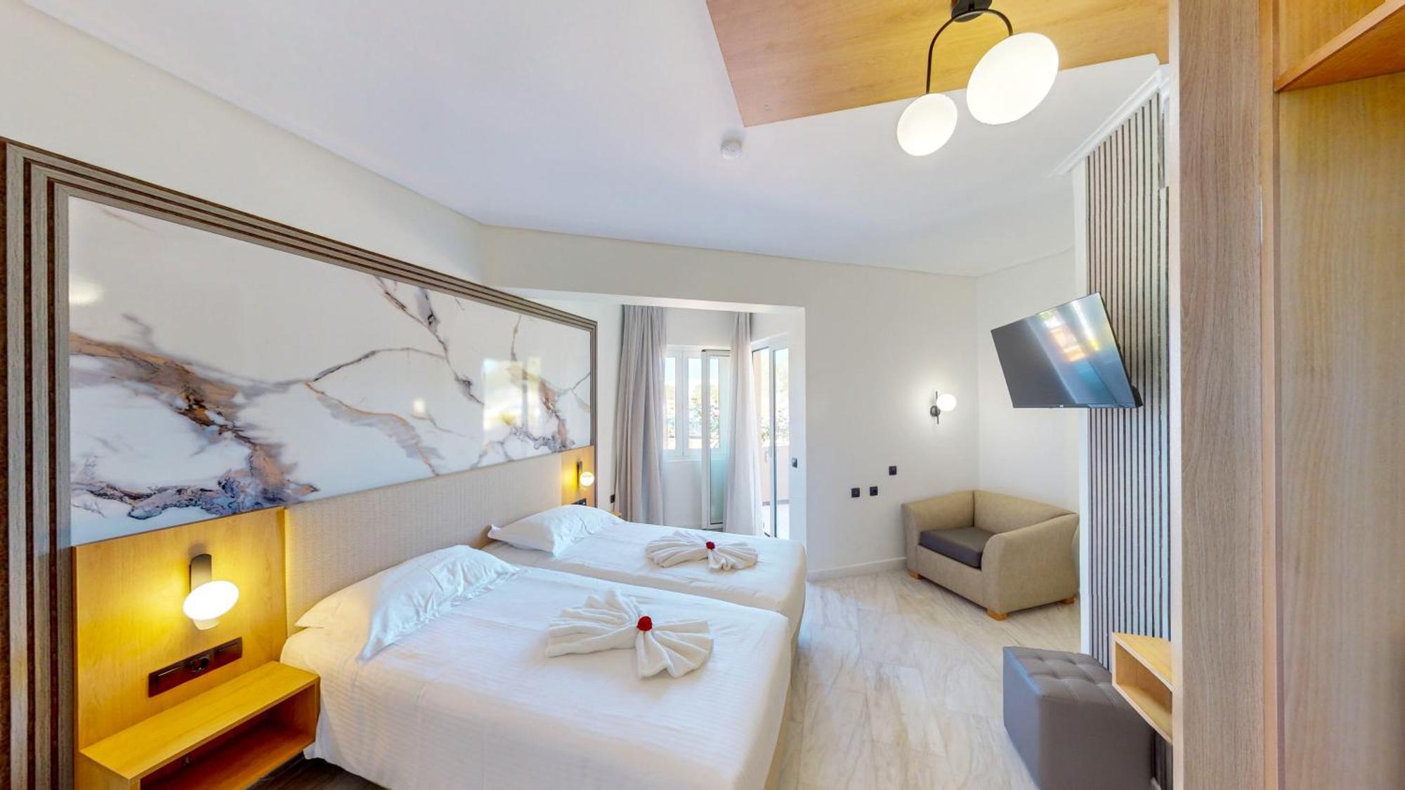 Chrispy Beach Resort, Agia Marina Eksteriør bilde