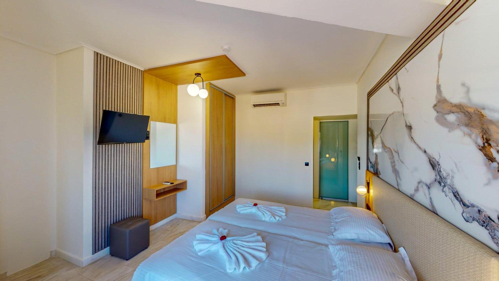 Chrispy Beach Resort, Agia Marina Eksteriør bilde