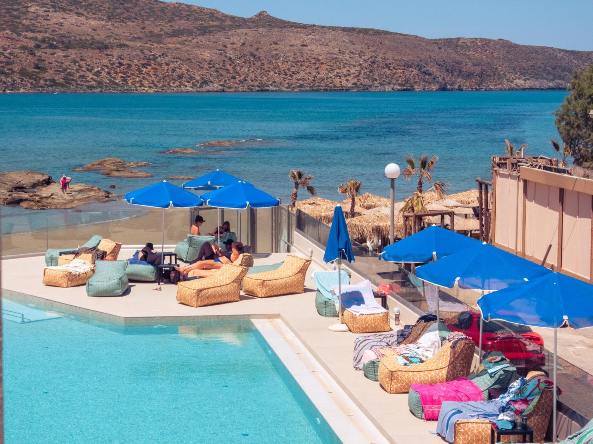 Chrispy Beach Resort, Agia Marina Eksteriør bilde