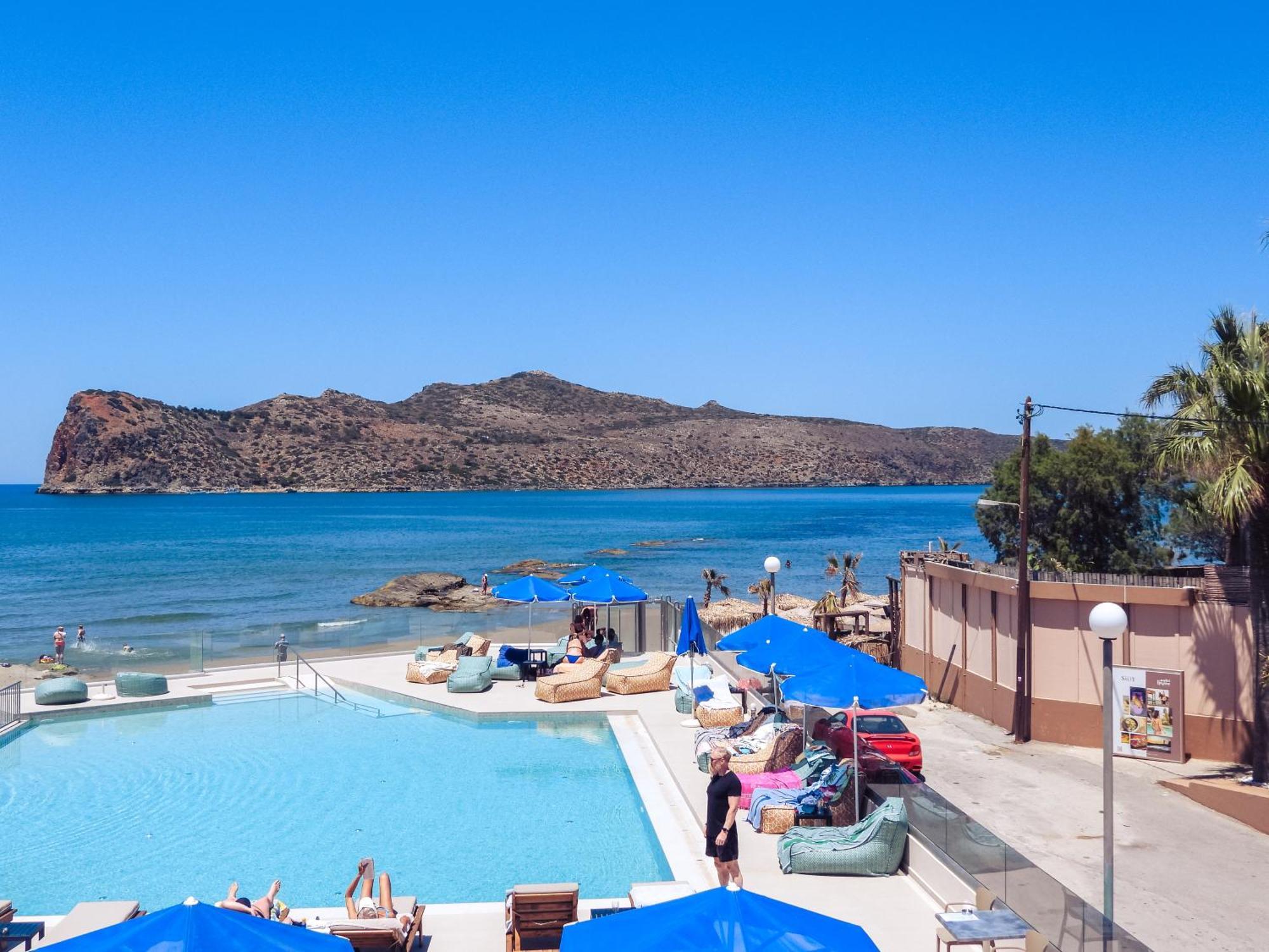 Chrispy Beach Resort, Agia Marina Eksteriør bilde
