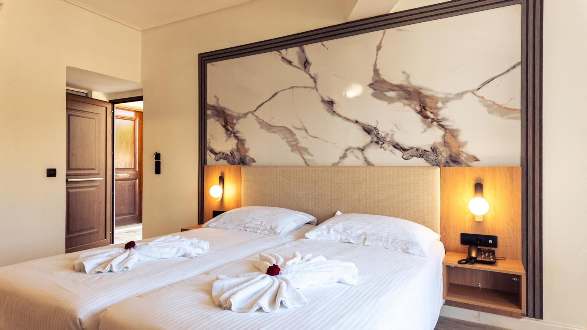 Chrispy Beach Resort, Agia Marina Eksteriør bilde