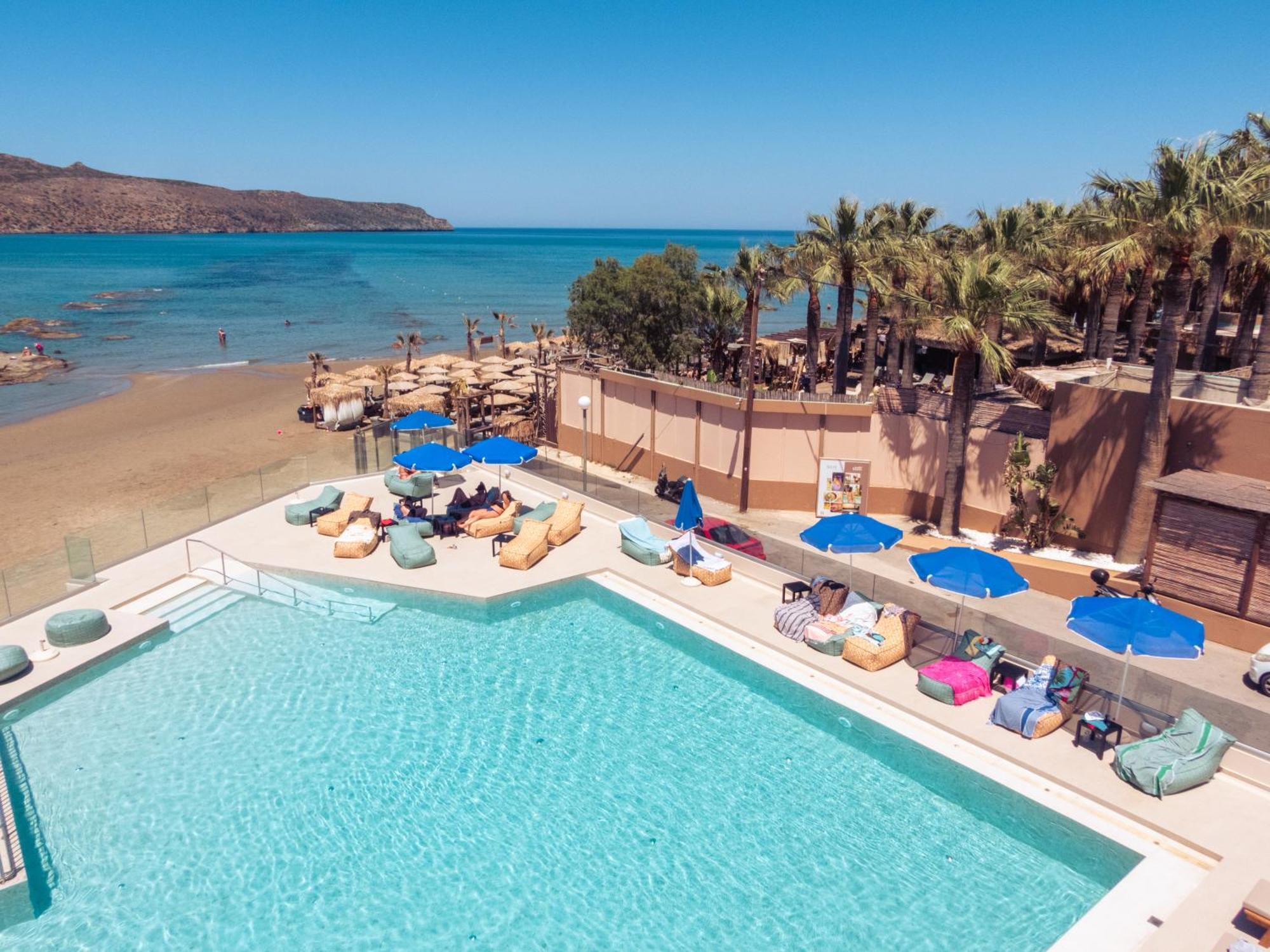 Chrispy Beach Resort, Agia Marina Eksteriør bilde