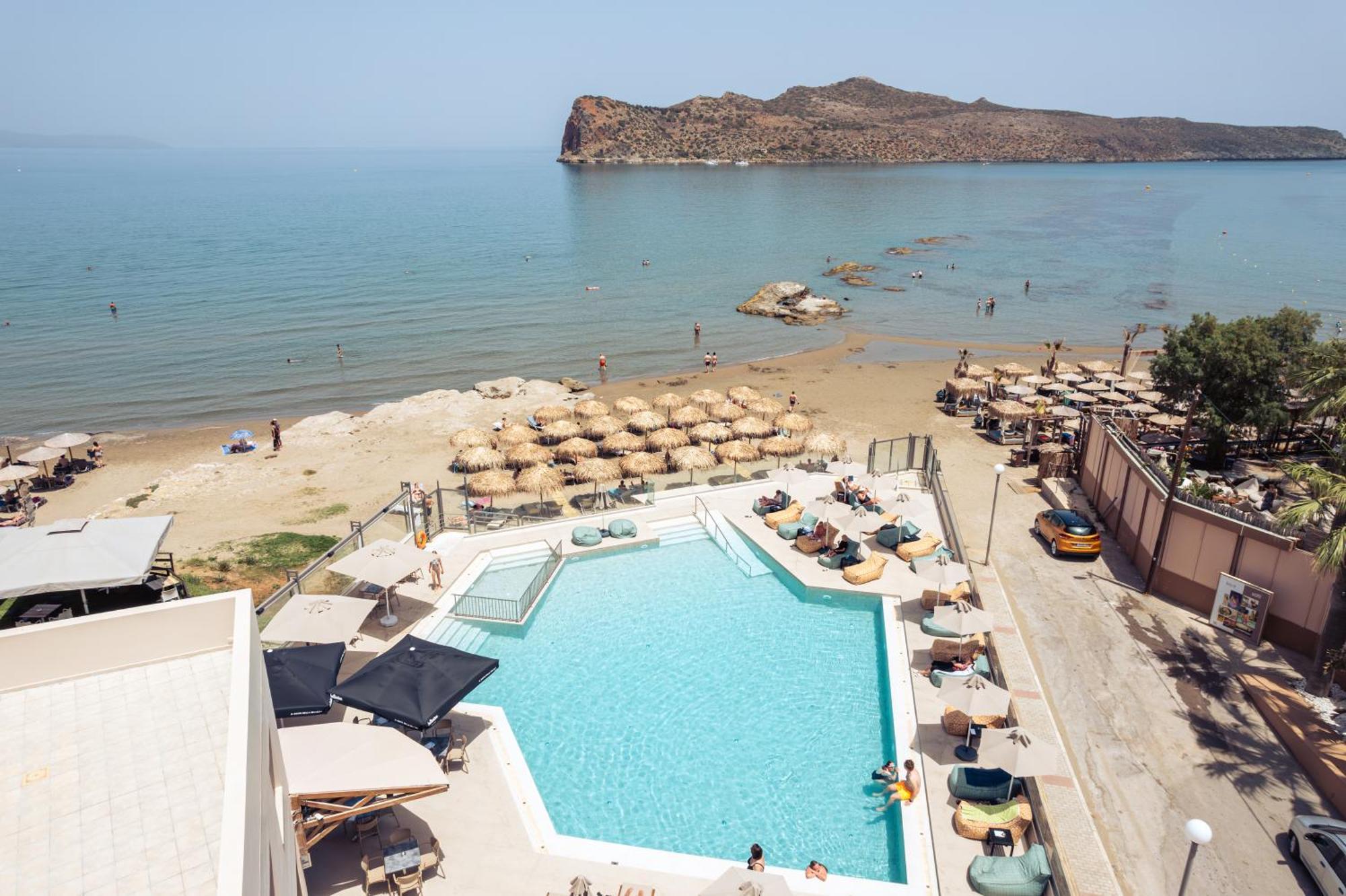 Chrispy Beach Resort, Agia Marina Eksteriør bilde