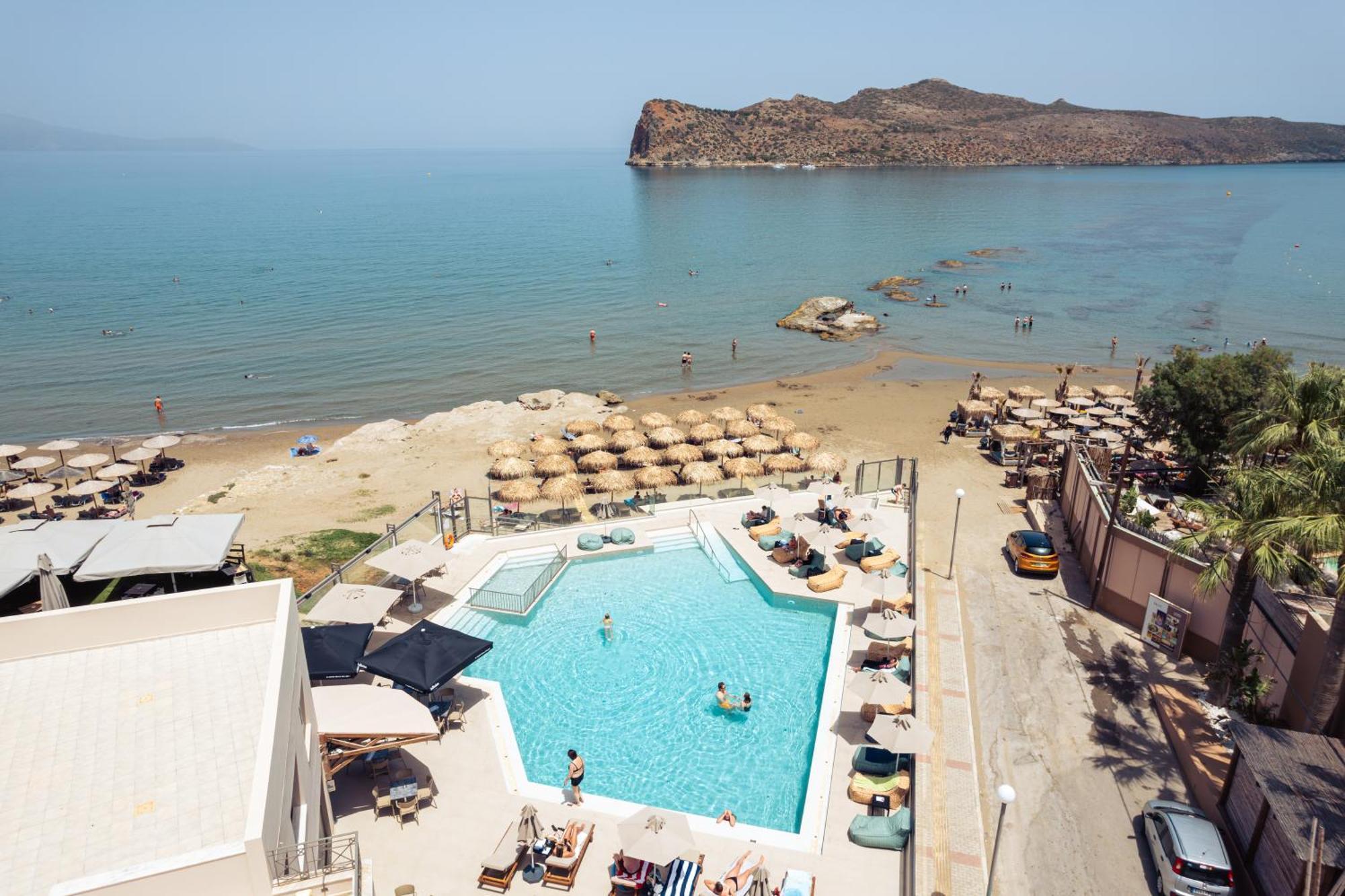 Chrispy Beach Resort, Agia Marina Eksteriør bilde